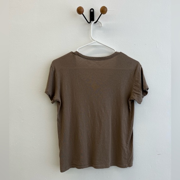 Everlane The Air Scoop-Neck Tee in Clay, Size XXS - Picture 3 of 3
